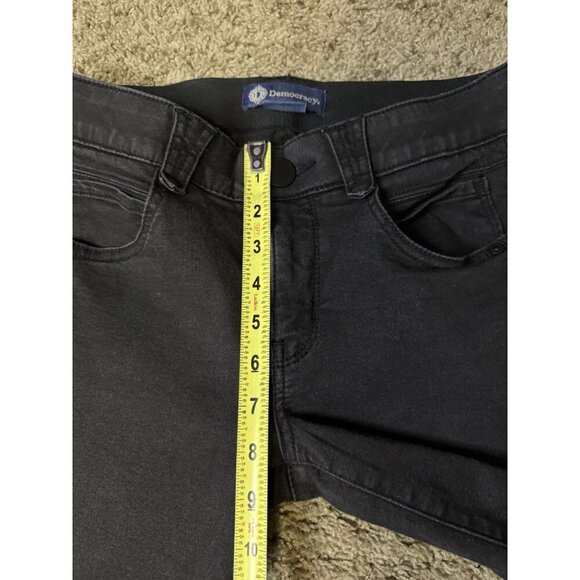 DEMOCRACY Ab Solution Jeans Black Mid-Rise Skinny Stretch Denim Sz 4 28x28 - Picture 8 of 8